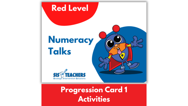 Numeracy Talks – Red Level – Progression Card 1