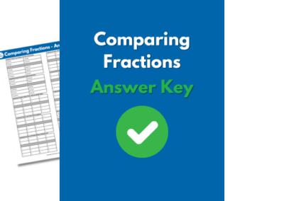 Comparing Fractions – Answer Key