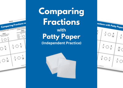 Comparing Fractions with Patty Paper