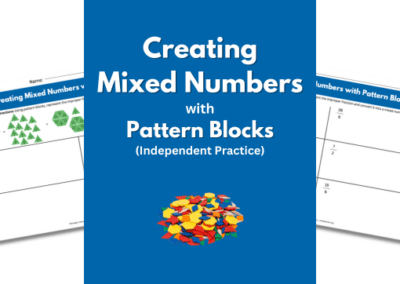 Creating Mixed Numbers with Pattern Blocks