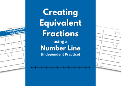 Creating Equivalent Fractions using a Number Line