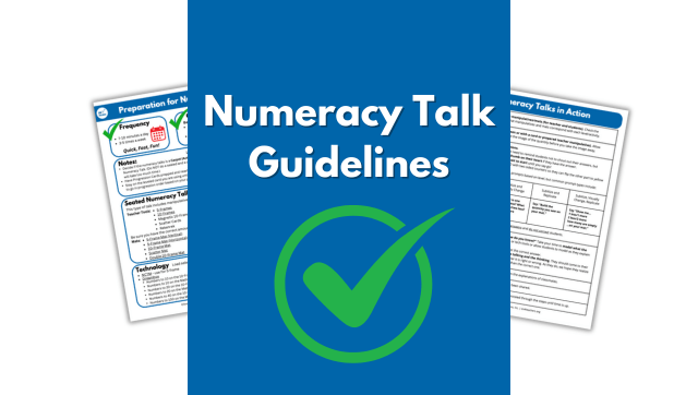 Numeracy Talk Guidelines – Lincoln Park