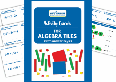 Algebra Tiles – Activity Cards