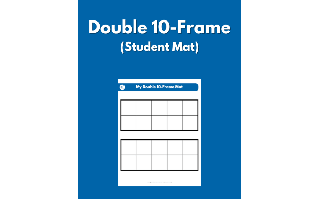 My Double 10-Frame Mat