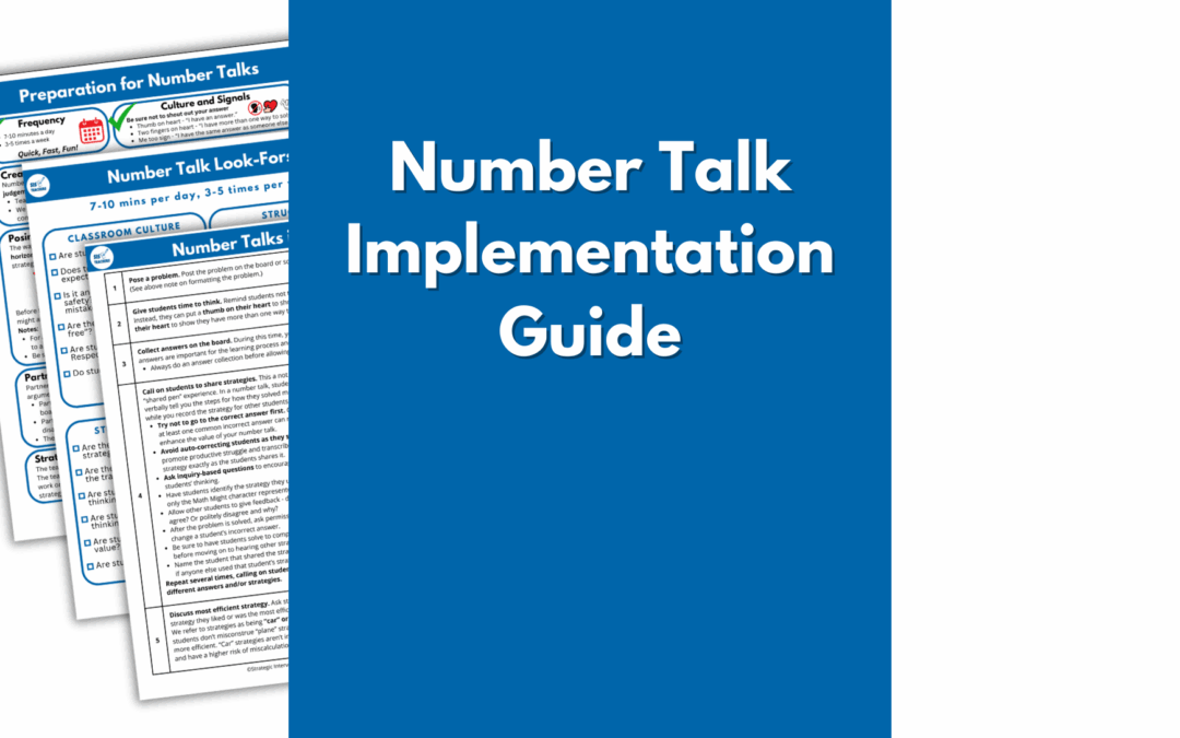 Number Talk Implementation Guide