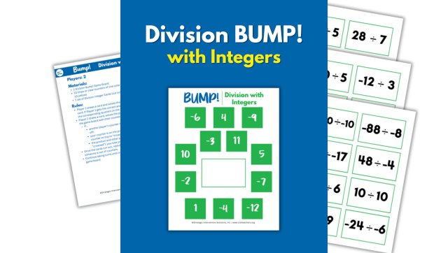 Division BUMP! – with Integers