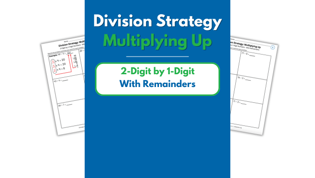 Multiplying Up – 2-Digit by 1-Digit – With Remainders