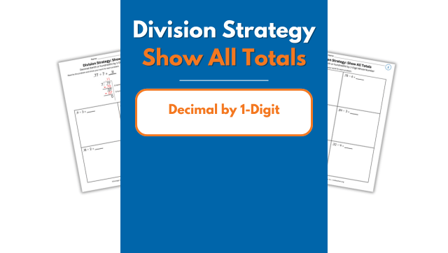 Show All Totals – Decimal by 1-Digit