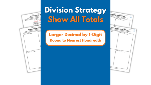 Show All Totals – Larger Decimal by 1-Digit – Round to Hundredths