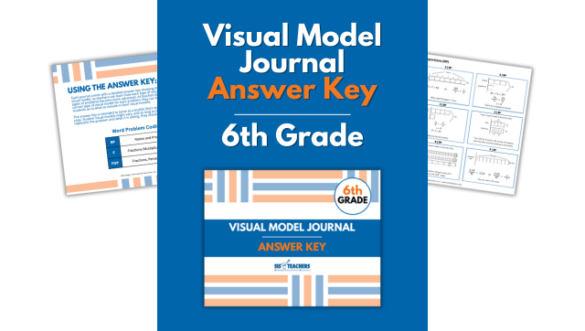 6th Grade – Visual Model Answer Key