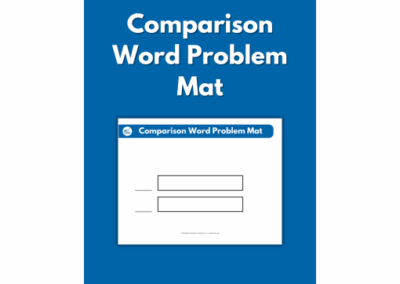 Comparison Word Problem Mat