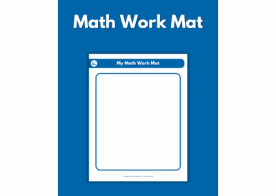 Math Work Mat