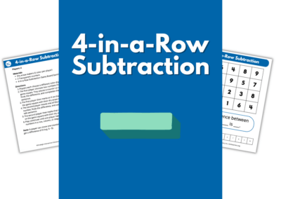 4-in-a-Row Subtraction