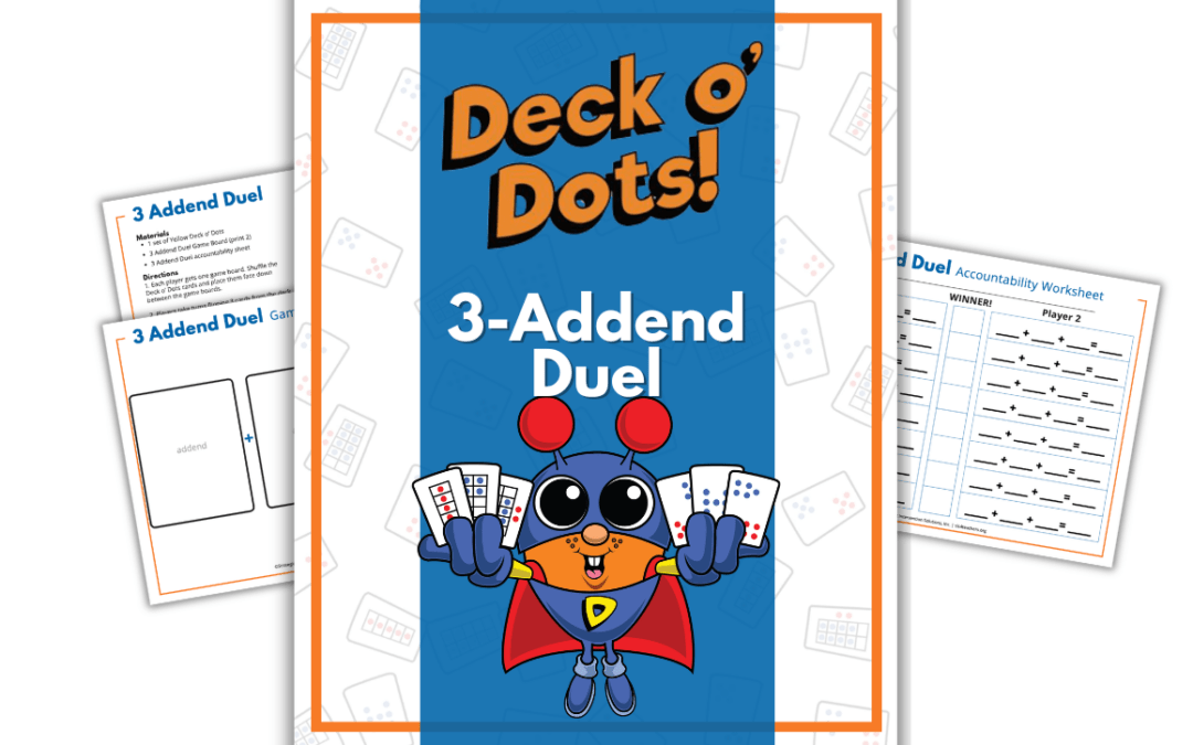 Deck o’ Dots: 3-Addend Duel