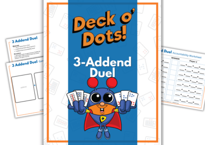 Deck o’ Dots: 3-Addend Duel
