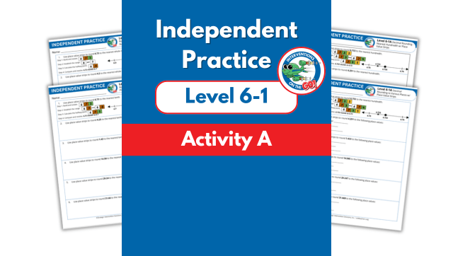Level 6-1A Independent Practice