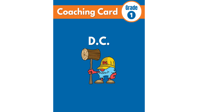 Coaching Card – 1st – D.C.
